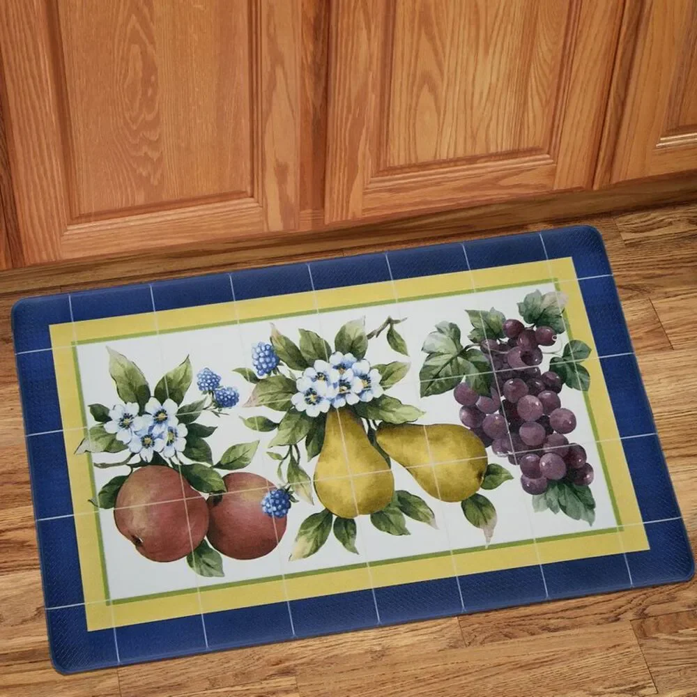 PowerSellerUSA Printed Anti Fatigue Mat, Non Slip Printed Textured Comfort